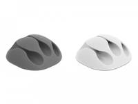 DeLOCK with 3 feed-throughs - Kabelhalter-Kit