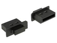 DeLOCK Dust Cover for Displayport - Schutzumschlag - Schwarz (Packung mit 10)