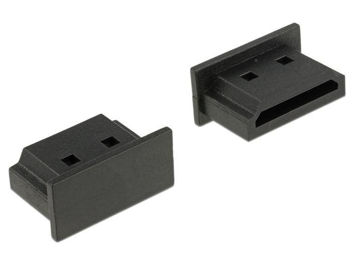 DeLOCK HDMI A female - Staubschutzhaube - Schwarz (Packung mit 10)