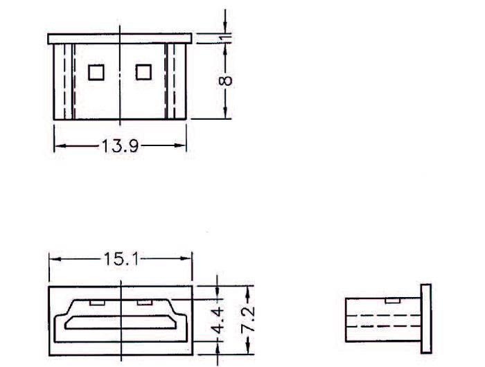DeLOCK HDMI A female - Staubschutzhaube - Schwarz (Packung mit 10)