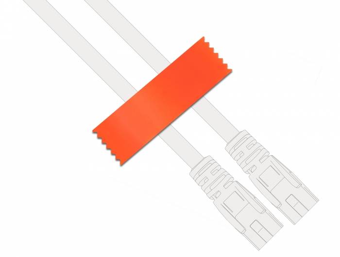 DeLOCK - Set Kabelmarker-Clips - Blau, Gelb