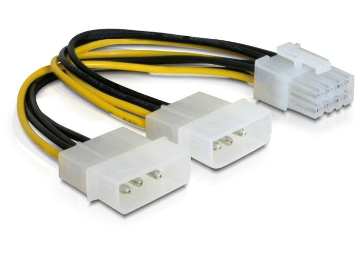 Delock - Netzteil - 4-Pin interner Netzanschluss (12 V)