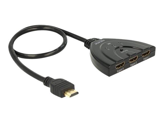 DeLock HDMI UHD Switch 3 x HDMI in > 1 x HDMI out 4K