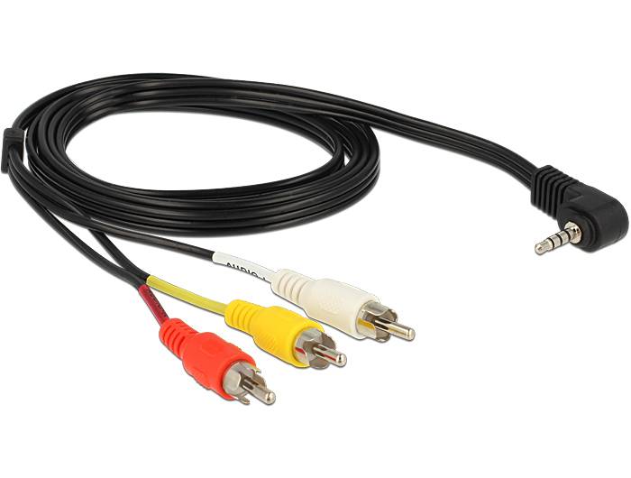 DeLOCK - Video- / Audiokabel - Composite Video / Audio - RCA x 3 (M)