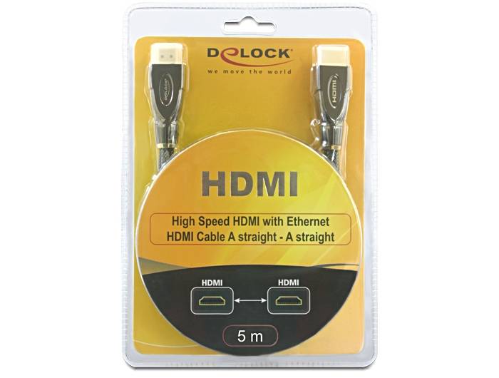 Delock High Speed HDMI with Ethernet - HDMI-Kabel mit Ethernet