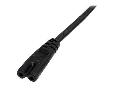 StarTech.com 1 m Laptop Ladekabel, EU Stecker auf C7, 2,5A 250V, 18AWG, Laptop Ersatzkabel, Drucker Stromkabel, Laptop S
