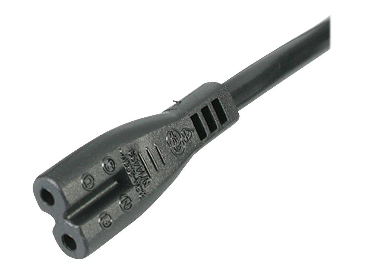 StarTech.com 1 m GB Laptop Ladekabel, BS 1363 Stecker auf C7, 2,5A 250V, 18AWG, Schwarz, Laptop Ersatzkabel, Drucker Str