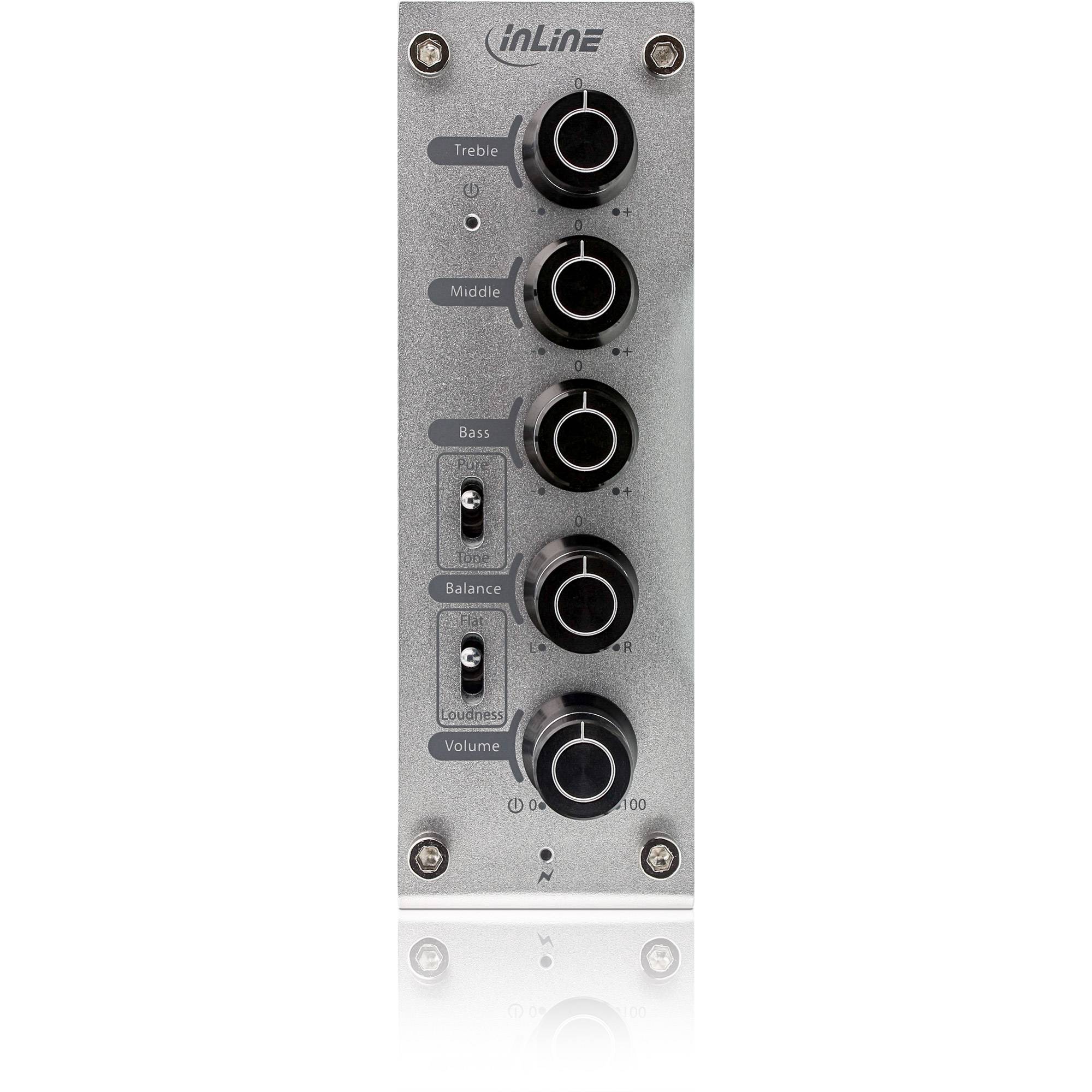 INLINE - AmpEQ Hi-Res AUDIO Kopfhörer-Verstärker und Equalizer - 3,5mm Klinke - USB