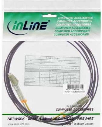 InLine - Patch-Kabel - LC Multi-Mode (M) bis LC Multi-Mode (M)