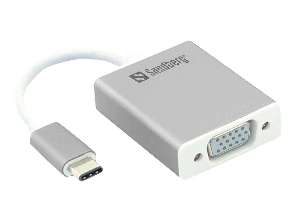 Sandberg - Externer Videoadapter - USB-C - VGA