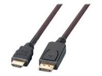 EFB DisplayPort/HDMI Kabel FullHD A-A St-St, 2m, schwarz