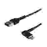 StarTech.com 1m USB-A auf Lightning-Kabel - 90° rechtwinkliges USB Typ-A auf Ladekabel - Synchronisationskabel - Apple MFi-zertifiziert iPad/iPhone