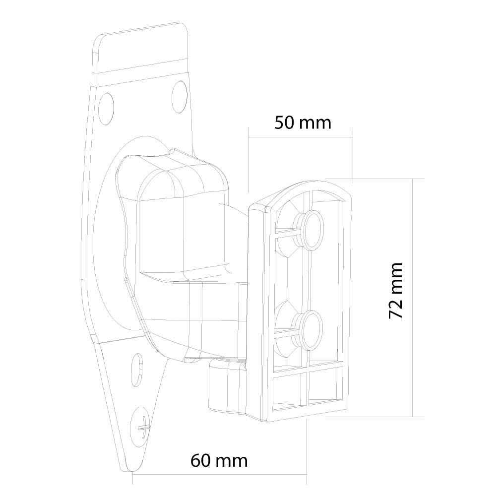 NewStar NeoMounts NM-WS300 - Klammer für Lautsprecher (full-motion)