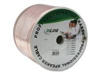 InLine Bulk-Lautsprecherkabel - 4 mm² - 100 m - durchsichtig
