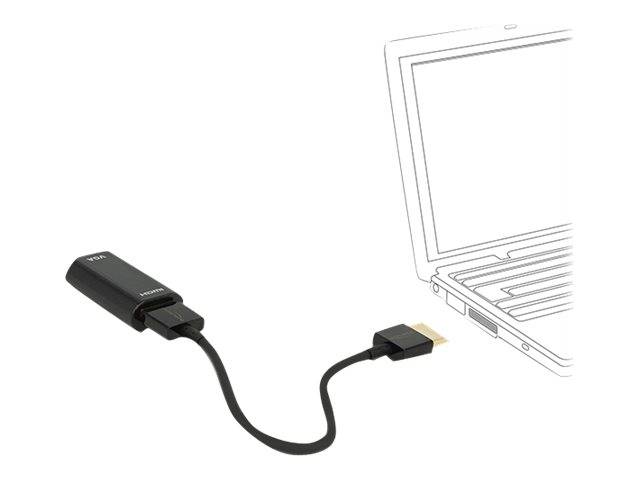 Delock Adapter HDMI-A Buchse > VGA Buchse (screwless) 15 cm HDMI Kabel