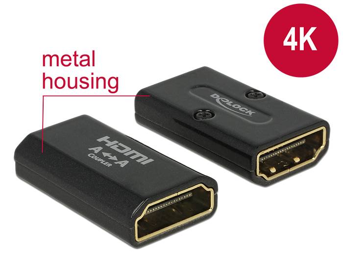 DeLOCK - HDMI Kupplung - HDMI (W) bis HDMI (W)
