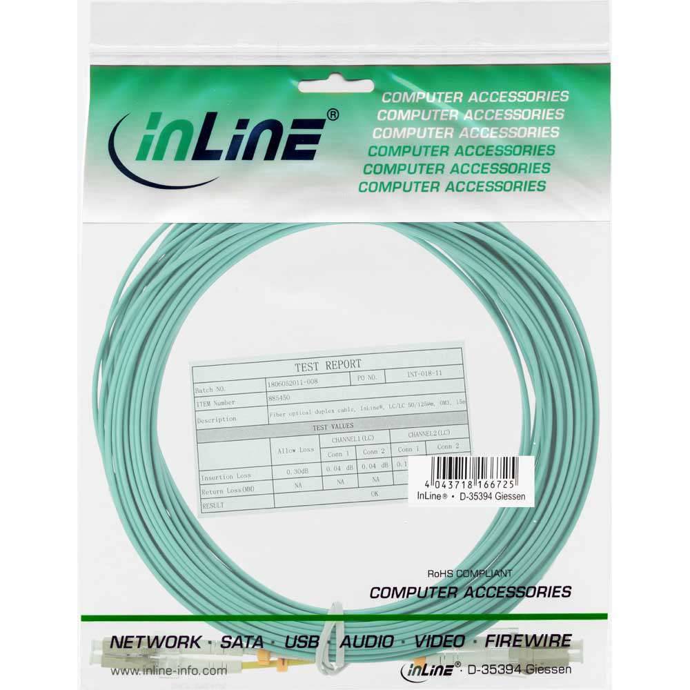 InLine - Patch-Kabel - LC Multi-Mode (M) bis LC Multi-Mode (M)