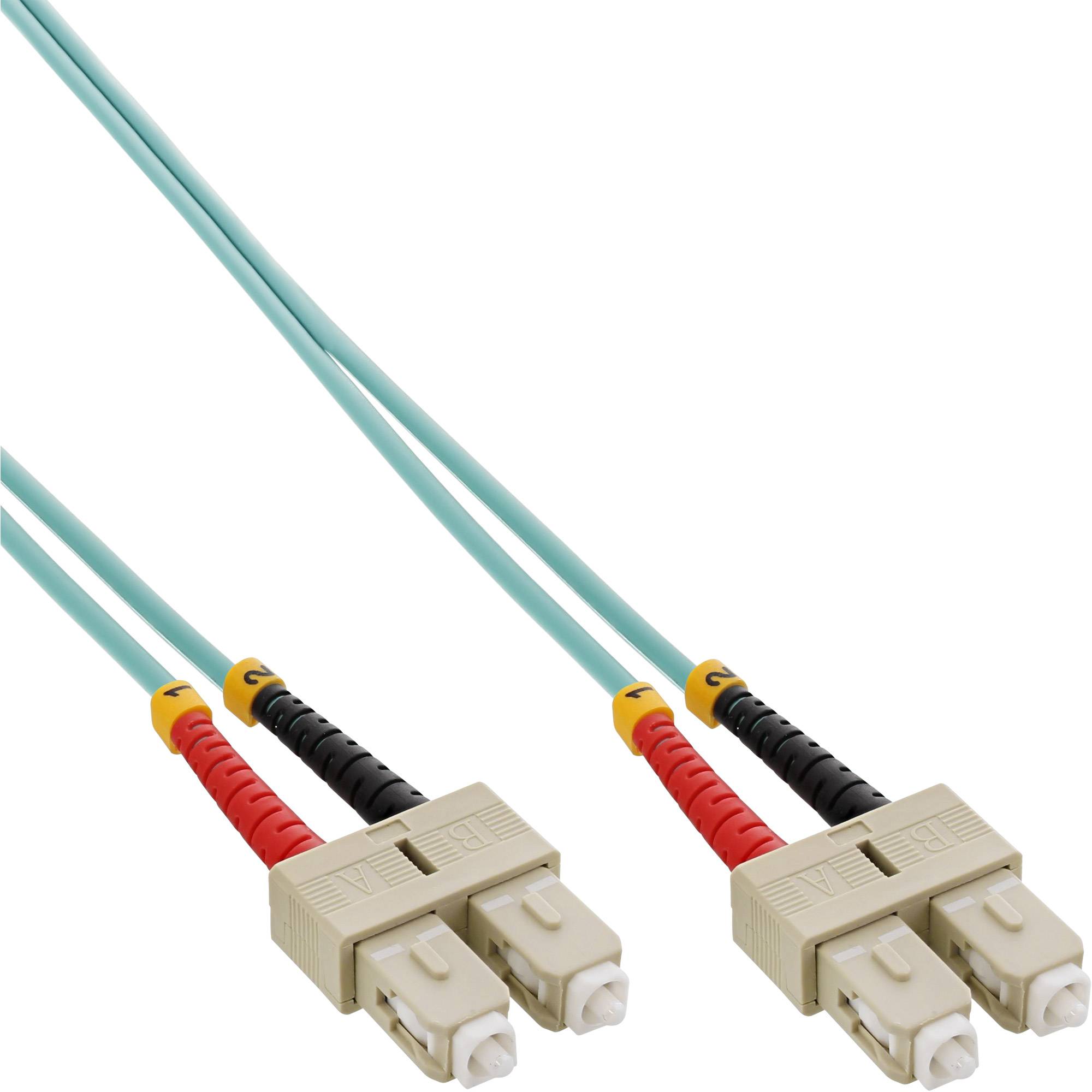 INLINE - LWL Duplex Kabel - SC/SC - 50/125µm - OM3 - 20m