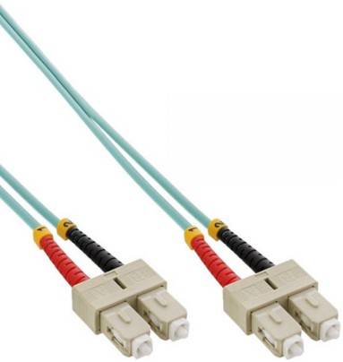 INLINE - LWL Duplex Kabel - SC/SC - 50/125µm - OM3 - 0,5m
