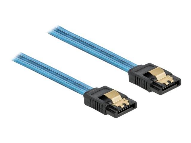 DeLOCK SATA 6 Gb/s Cable UV glow effect - SATA-Kabel