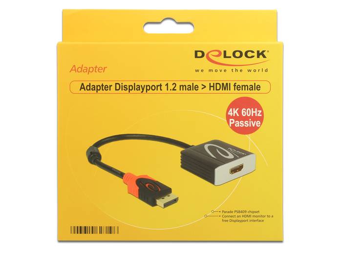 DeLOCK 4K Passive - Videoanschluß - DisplayPort (M)