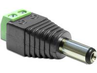 DeLOCK Adapter DC 2.1 x 5.5 mm male > Terminal Block - Netzteil - 2-polige Klemmleiste (M)