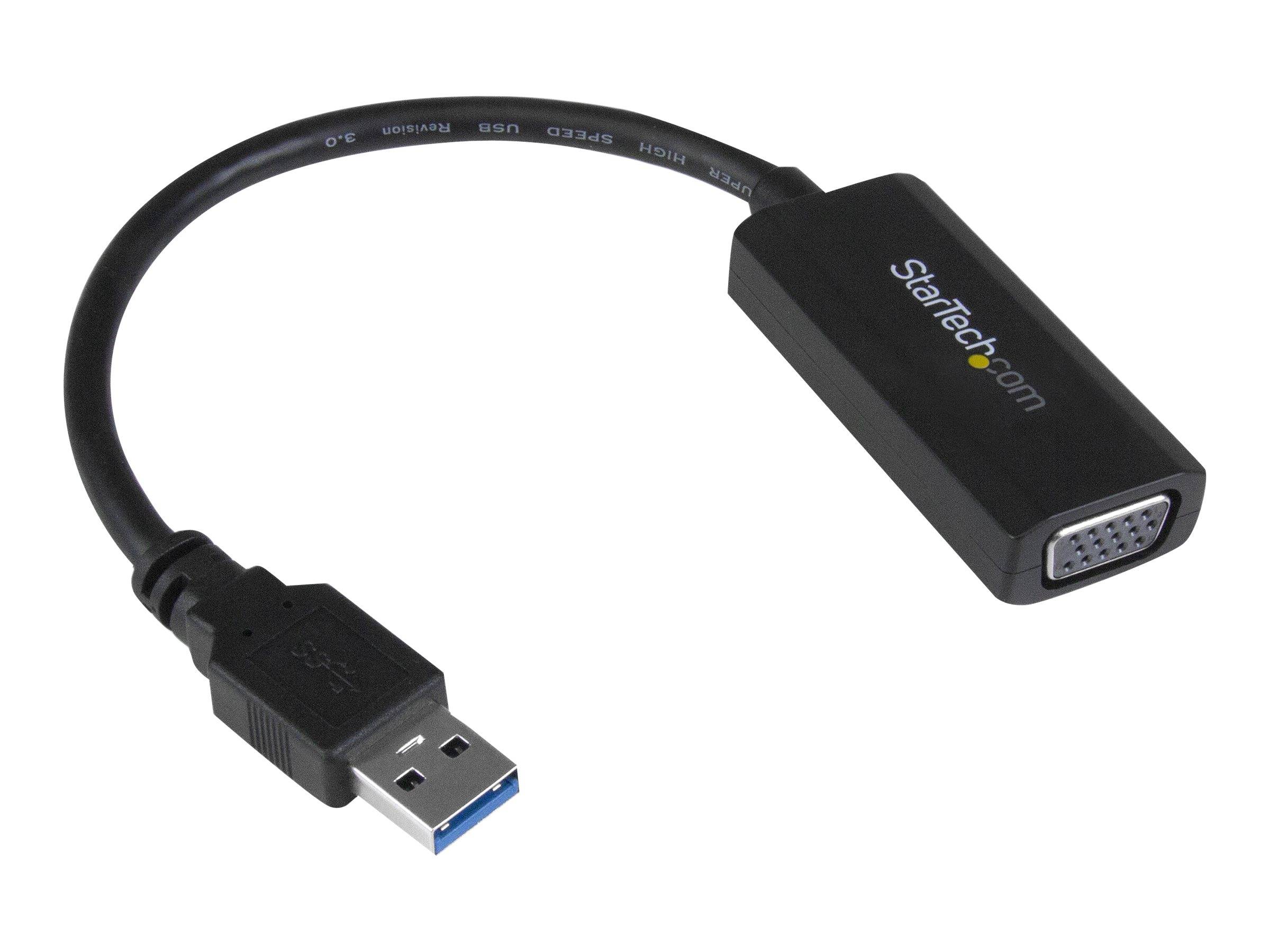 StarTech.com USB 3.0 auf VGA Adapter / Konverter mti on-board driver - 1920x1200 - USB/VGA-Adapter - USB Typ A (M)