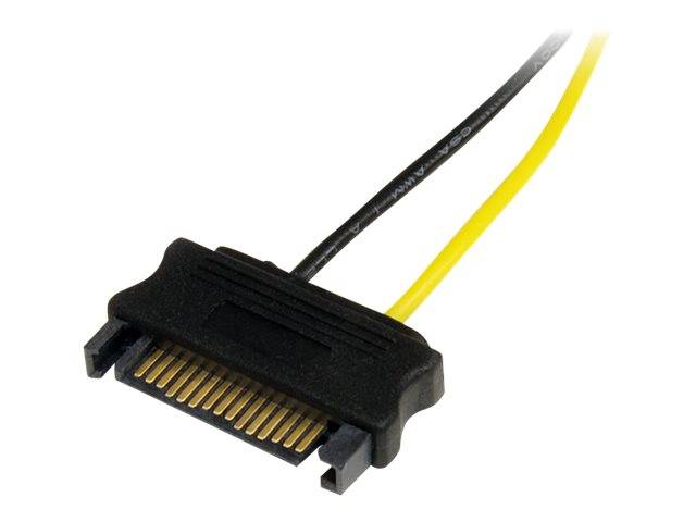 StarTech.com 15cm SATA Strom auf 6 pin PCI Express Grafikkarten Stromkabel - PCIe Y-Kabel Adapter - Stromkabel - SATA-St