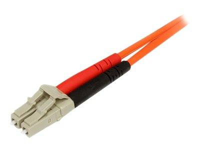 StarTech.com 2m Fiber Optic Cable - Multimode Duplex 62.5/125 - LSZH - LC/SC - OM1 - LC to SC Fiber Patch Cable (FIBLCSC