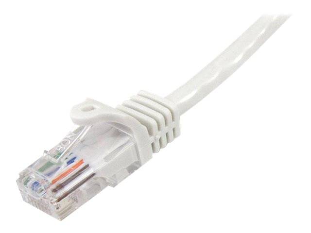 StarTech.com 5m Cat5e Ethernet Netzwerkkabel Snagless mit RJ45 - Cat 5e UTP Kabel - Weiß - Netzwerkkabel - RJ-45 (M)