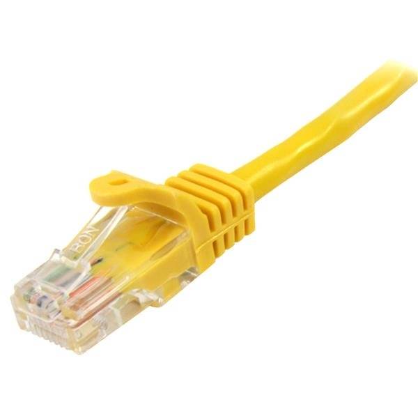 StarTech.com 5m Cat5e Ethernet Netzwerkkabel Snagless mit RJ45 - Cat 5e UTP Kabel - Gelb - Netzwerkkabel - RJ-45 (M)