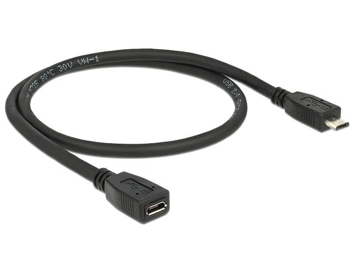 DeLOCK - USB-Verlängerungskabel - Micro-USB Typ B (W)