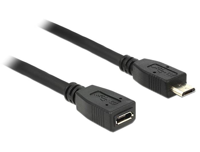 DeLOCK - USB-Verlängerungskabel - Micro-USB Typ B (W)