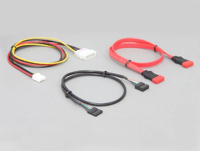 DeLOCK Slot bracket 1 x eSATApd 5 V / 12 V - SATA-Blende, intern/extern - 4-Pin-Mini-Stromversorgungsstecker, SATA, 9-poliger USB-Header bis