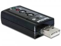 DeLOCK - Soundkarte - 24-Bit - 96 kHz - 7.1 - USB 2.0