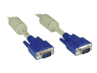 INLINE - S-VGA Kabel - 15pol HD Stecker / Stecker - beige - 5m