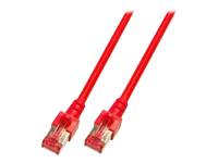 Patchkabel Cat.6 S/FTP RJ45 DSL Ethernet TV Netzwerk LAN 5GB rot 0,15m