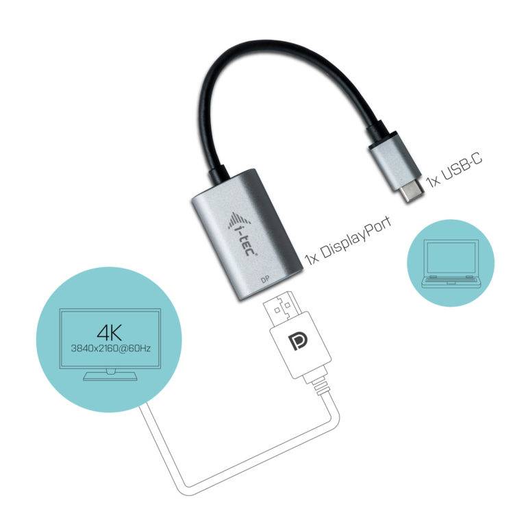 i-Tec - Externer Videoadapter - USB-C 3.1 - DisplayPort