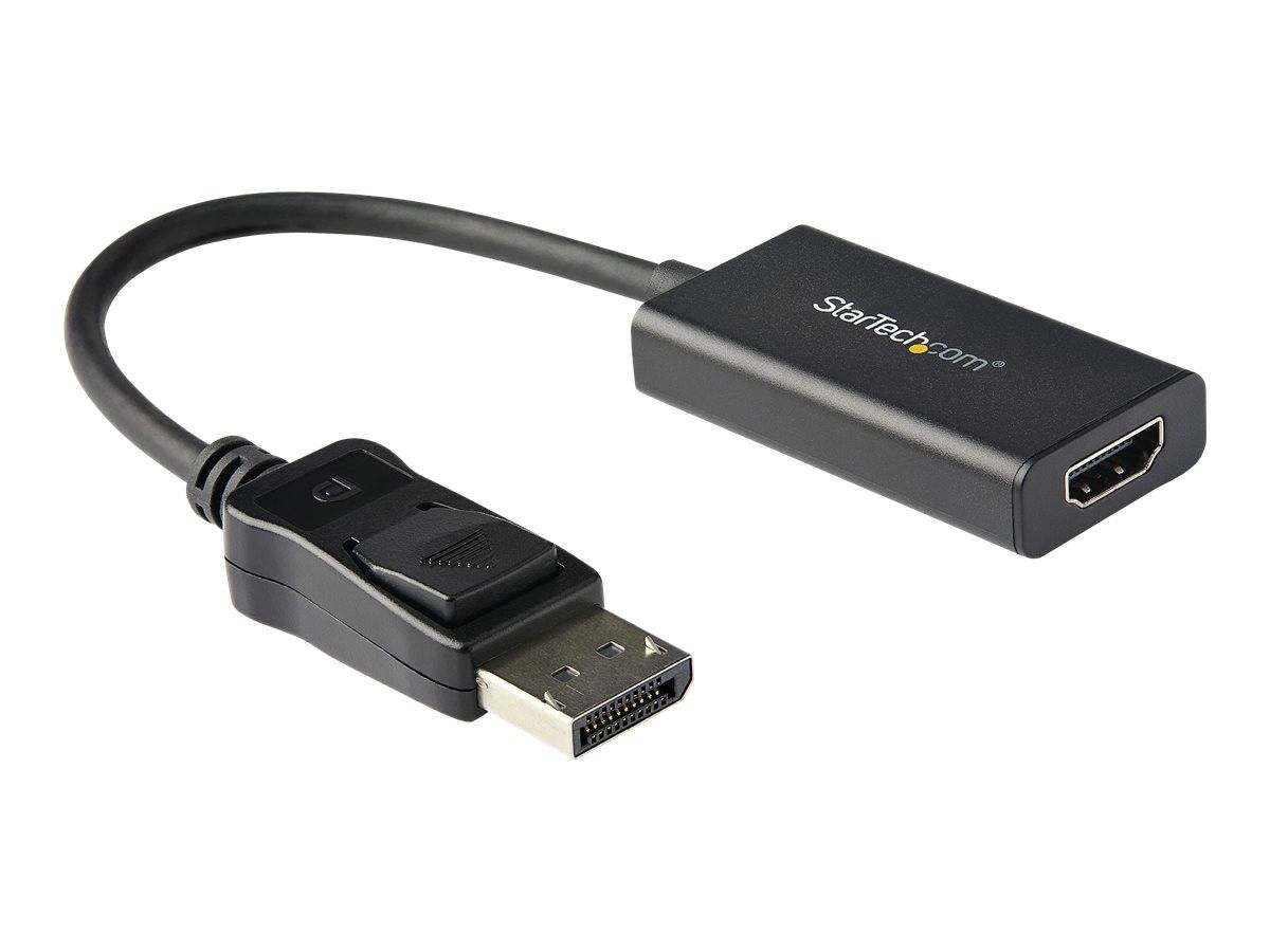 DisplayPort-zu-HDMI-Adapterkabel mit männlichem DisplayPort-Stecker und weiblichem HDMI-Anschluss