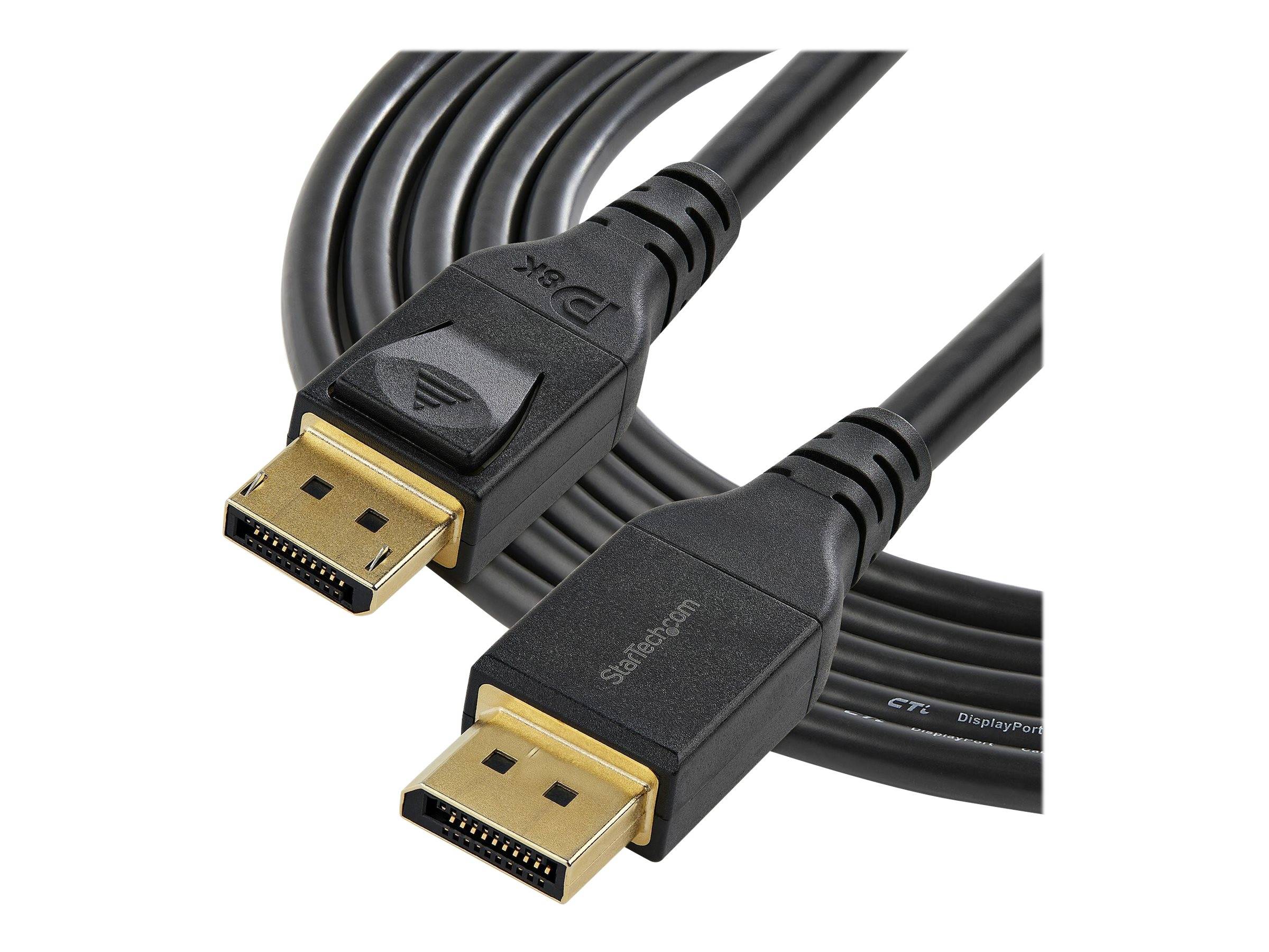 StarTech.com DisplayPort 1.4 Kabel ( 4m, 8K bei 60Hz, HBR3, HDR, vergoldet, VESA-zertifiziert) - DisplayPort-Kabel - Dis