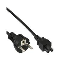 INLINE - Netzkabel für Notebook - 3pol Kupplung - schwarz - 3m