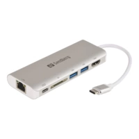 Sandberg - Dockingstation - USB - HDMI - GigE Sandberg - Dockingstation - USB - HDMI - GigE