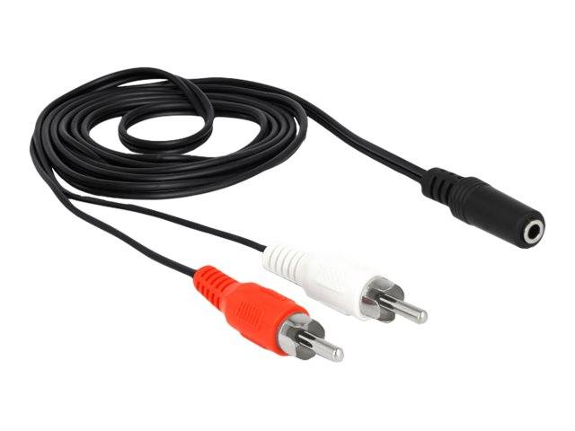 Delock - Audiokabel - RCA männlich bis Stereo Mini-Klinkenstecker weiblich