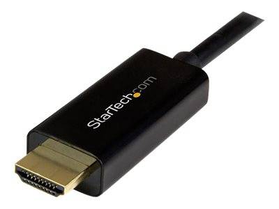 StarTech.com DisplayPort auf HDMI Kabel - 5m - DP zu HDMI Adapter mit Kabel - Ultra HD 4K 30Hz - St/St - Videokabel - Di