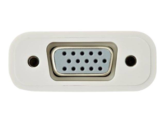 StarTech.com USB-C auf VGA Adapter - USB Typ-C zu VGA Video Konverter - Weiß - USB/VGA-Adapter - 24 pin USB-C (M)