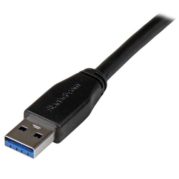 StarTech.com 10m Aktives USB 3.0 USB-A auf USB-B Kabel - USB A zu USB B Anschlusskabel - USB 3.1 Gen 1 (5 Gbit/s)