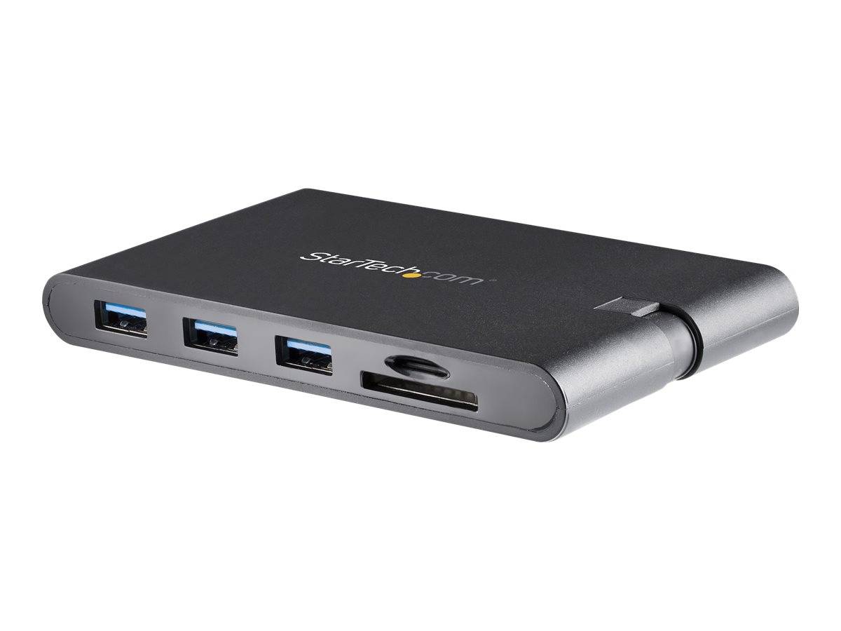 StarTech.com USB C Multiport Adapter, USB Type-C Mini Dock with HDMI 4K or 1080p VGA Video, 100W PD Passthrough, 3x USB 3.0, Gigabit Ethernet, SD