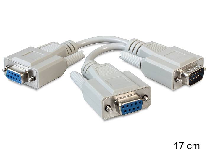 Delock - Serieller Adapter - DB-9 (W) zu DB-9 (M)