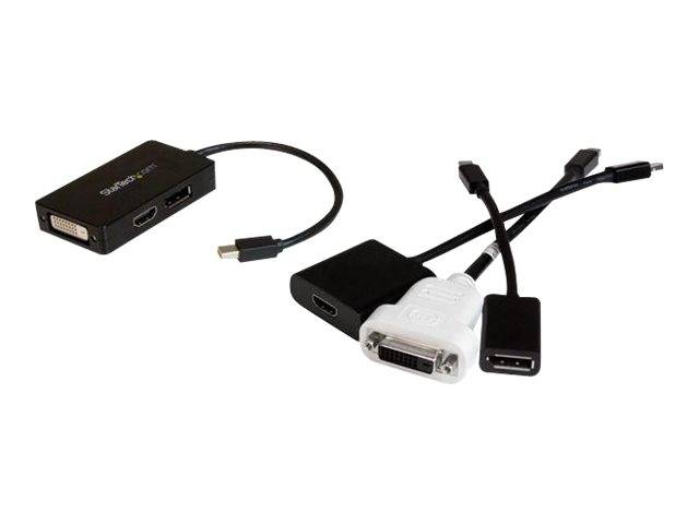 StarTech.com Mini DisplayPort auf DisplayPort/ DVI/ HDMI Adapter mit bis zu 2560x1600 / mini DP Stecker/ DVI-D Buchse au