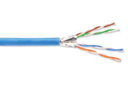 Cat.6A U/FTP Verlegekabel, 500 m, simplex, Eca